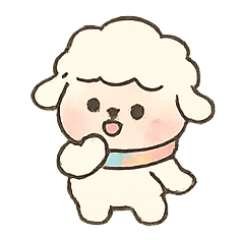 [LINEスタンプ] ふわふわコットン ムードパレード