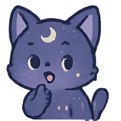 [LINEスタンプ] 星空こねこ スターシャイン