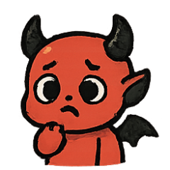 [LINEスタンプ] ちび悪魔ヘルキューティー