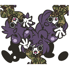 [LINEスタンプ] 自宅警備隊ける·べる·すぅ