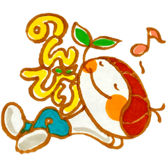 [LINEスタンプ] のん子ののほほん生活