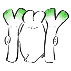 [LINEスタンプ] うさぎの造形した何か