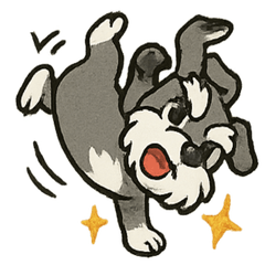 [LINEスタンプ] ダンスだいすきなリズムシュナ