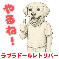 [LINEスタンプ] ラブラドールレトリバーの喜怒哀楽スタンプ