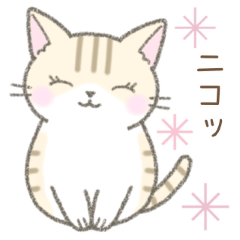 [LINEスタンプ] 気持ちを伝える☆トラ猫さん