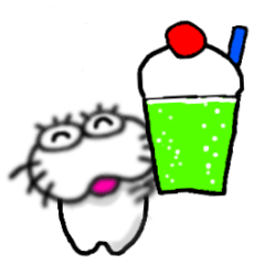 [LINEスタンプ] 【2025夏】しろアザラシの毎日