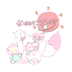 [LINEスタンプ] もふみちゃん。シチュエーションたくさん