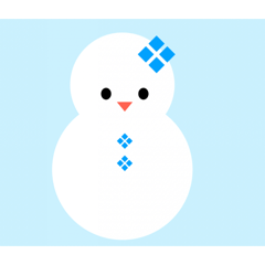 [LINEスタンプ] 10000雪だるまパレード