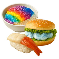 [LINEスタンプ] AI生成謎料理