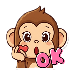 [LINEスタンプ] 使いやすいサルのスタンプ 申年専用
