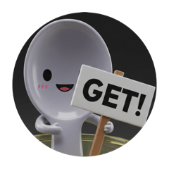 [LINEスタンプ] スプーンちゃんカプセルトイ
