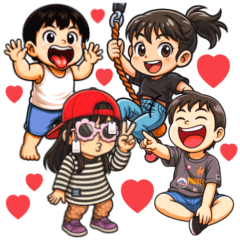 [LINEスタンプ] TH family.