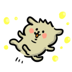 [LINEスタンプ] デカ文字わんこの毎日