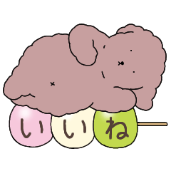 [LINEスタンプ] 中年太りのトイプードル6【家族連絡用】