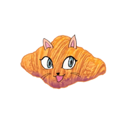 [LINEスタンプ] クロワッにゃん NEO