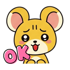 [LINEスタンプ] 使いやすいねずみスタンプ 子年専用