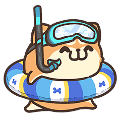 [LINEスタンプ] ボンレス犬 夏