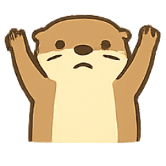 [LINEスタンプ] ぐでぐでカワウソの日常