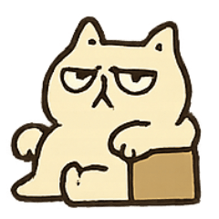 [LINEスタンプ] なまけ猫王 メオバ