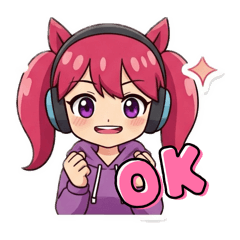 [LINEスタンプ] 使いやすいゲーム女子専用スタンプ
