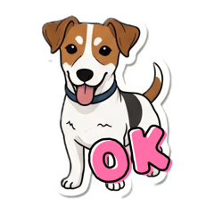 [LINEスタンプ] 使いやすい犬スタンプ ワンちゃん