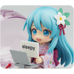 [LINEスタンプ] テレワーク精霊みなみちゃんカプセルトイ