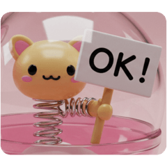 [LINEスタンプ] ぐるぐるカプセルトイ(四角型)