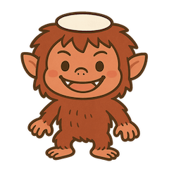 [LINEスタンプ] 奄美の方言（ケンムンくん）