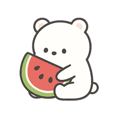 [LINEスタンプ] ぎゅっとクマ＊夏満喫