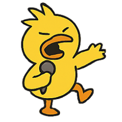 [LINEスタンプ] ロックあひるダッキー登場