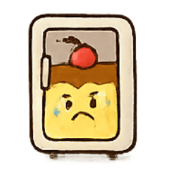 [LINEスタンプ] にげてプリンくん