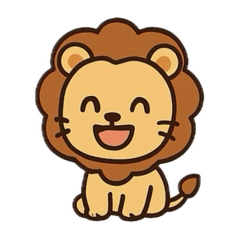 [LINEスタンプ] ライオン・トラ・ヒョウの物語
