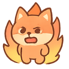 [LINEスタンプ] 表情キツネもものカオスな毎日