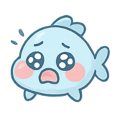 [LINEスタンプ] ガラスハートのちび魚パレード