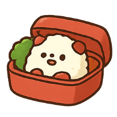 [LINEスタンプ] お弁当ぐまベントーの毎日
