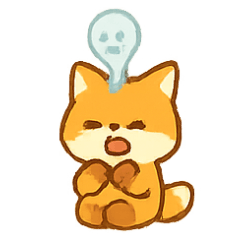 [LINEスタンプ] 魂ぬけキツネLumaの毎日