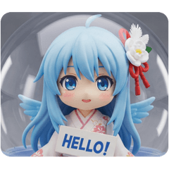 [LINEスタンプ] 青い翼の精霊みなみちゃんカプセルトイ