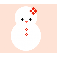 [LINEスタンプ] 20000雪だるまパレード
