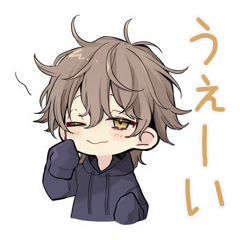 [LINEスタンプ] 深夜テンション★ちびパーカーくん