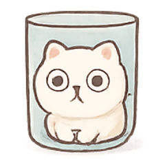 [LINEスタンプ] ビンづまり猫ビビの毎日