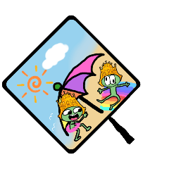 [LINEスタンプ] サリ〜の夏が来た
