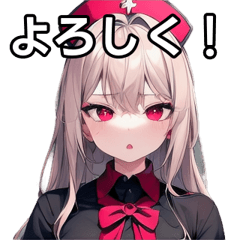 [LINEスタンプ] 闇ナース女子スタンプ