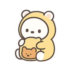 [LINEスタンプ] ぎゅっとクマ＊夏：台湾