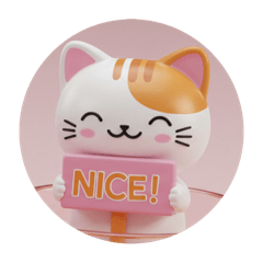 [LINEスタンプ] 寝ている猫カプセルトイ(丸型)