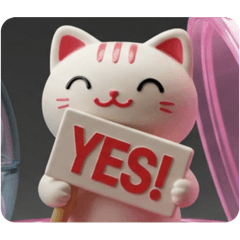 [LINEスタンプ] 寝ている猫カプセルトイ(四角型)