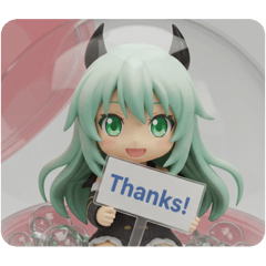 [LINEスタンプ] おにおにみなみちゃんカプセルトイ(四角型)