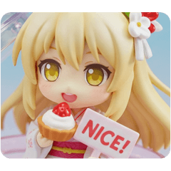 [LINEスタンプ] フルーツタルトを食べる精霊ちゃん