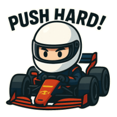 [LINEスタンプ] 世界最速モータースポーツ用語スタンプ♪