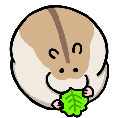 [LINEスタンプ] ハムスターの大吉
