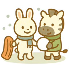 [LINEスタンプ] 『いっしょに過ごそ』冬